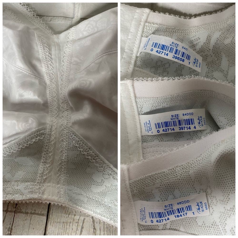 Playtex White Vanilla 4693 Wire Free Bra - Picture 6 of 7
